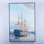 AF007 H.M.S. Victory in Portsmouth Harbour - Canvas Painting af007-hms-victory-in-portsmouth-harbour-canvas-painting-l02 (1).jpg